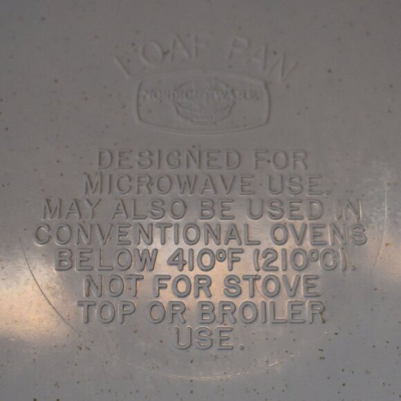 Nordic Ware Microwave Conventional Oven Loaf Pan Gray Baking Bread 4.5 x 8.375" - Picture 8 of 8